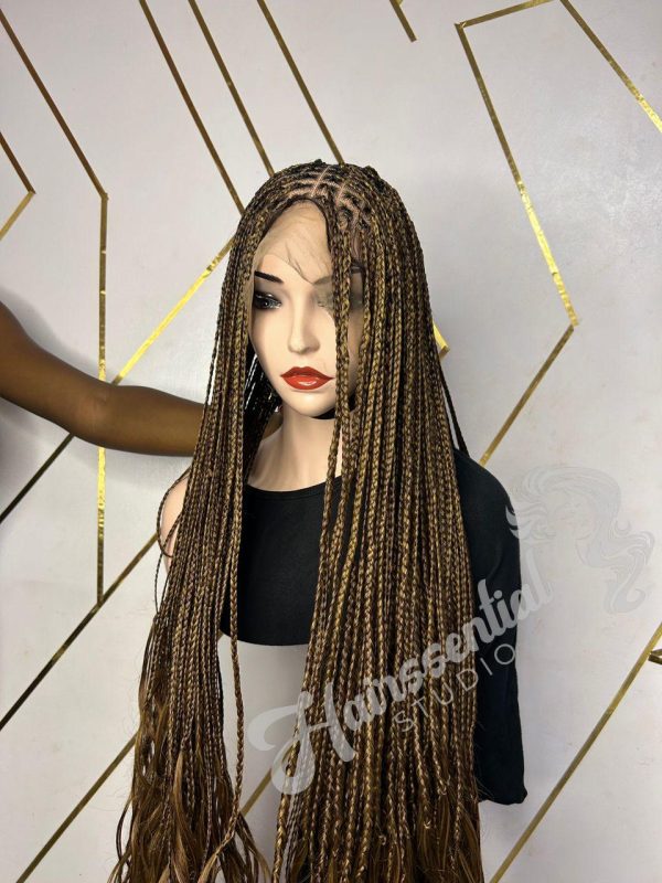 Fresh Curly Braided wig Full lace 30/27