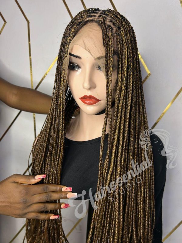 Fresh Curly Braided wig Full lace 30/27 - Image 3