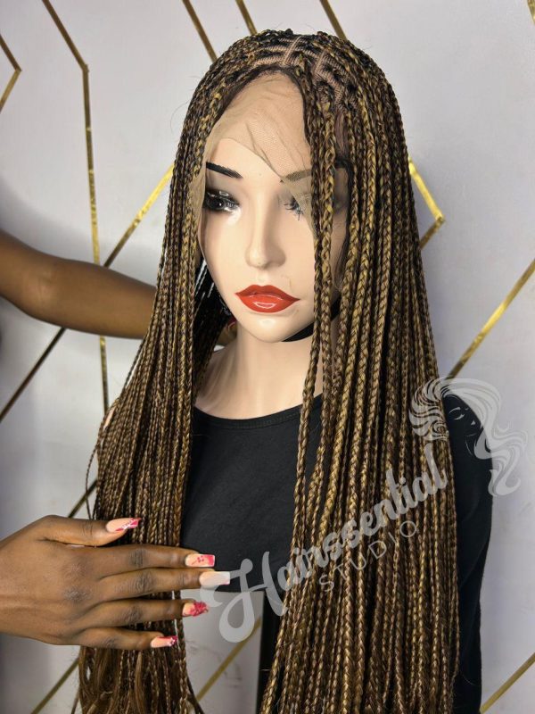 Fresh Curly Braided wig Full lace 30/27 - Image 2