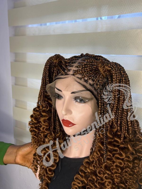 Medium braided Curly wig - Image 2